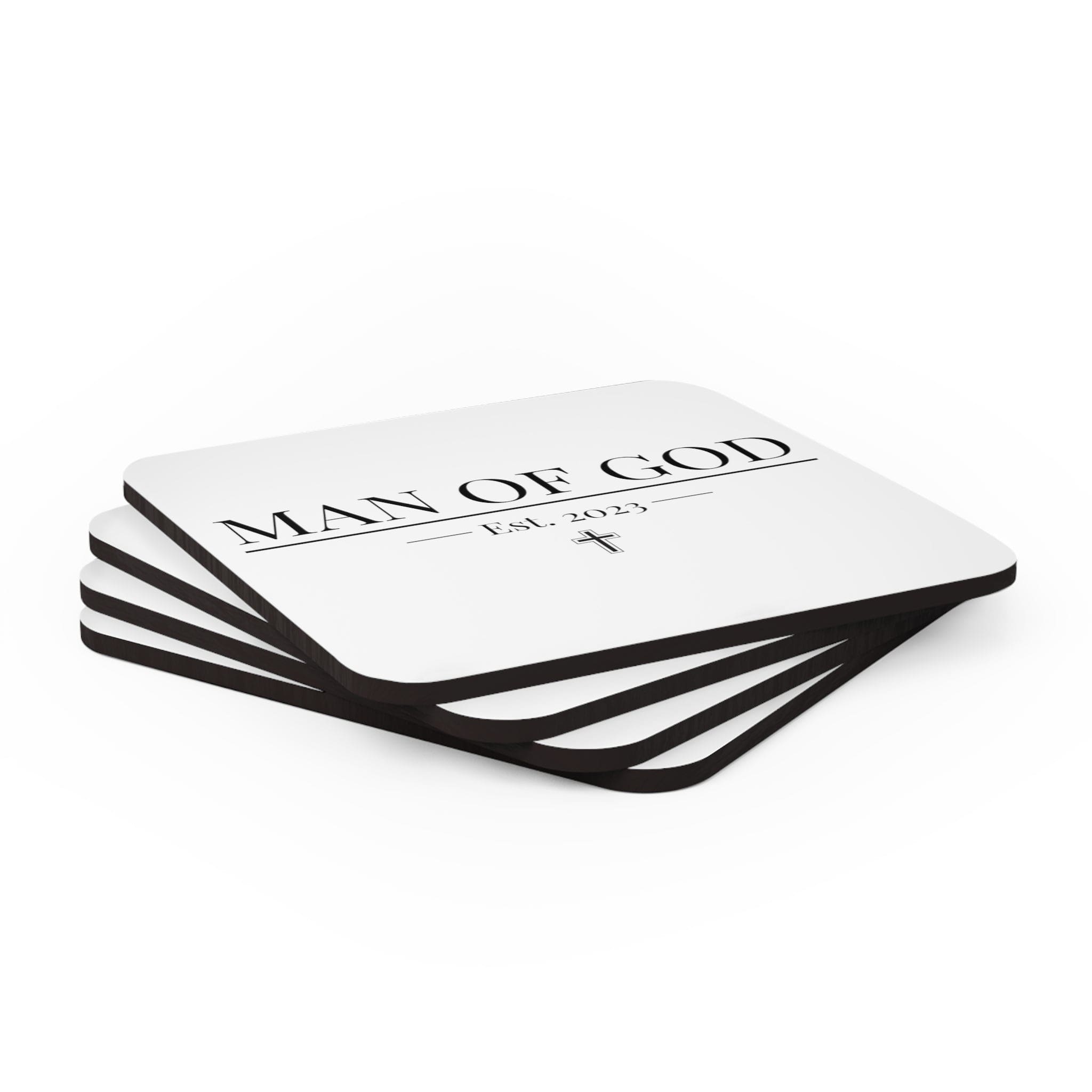 Decorative Coaster Set 4-piece - Say it Soul - Man of God-2